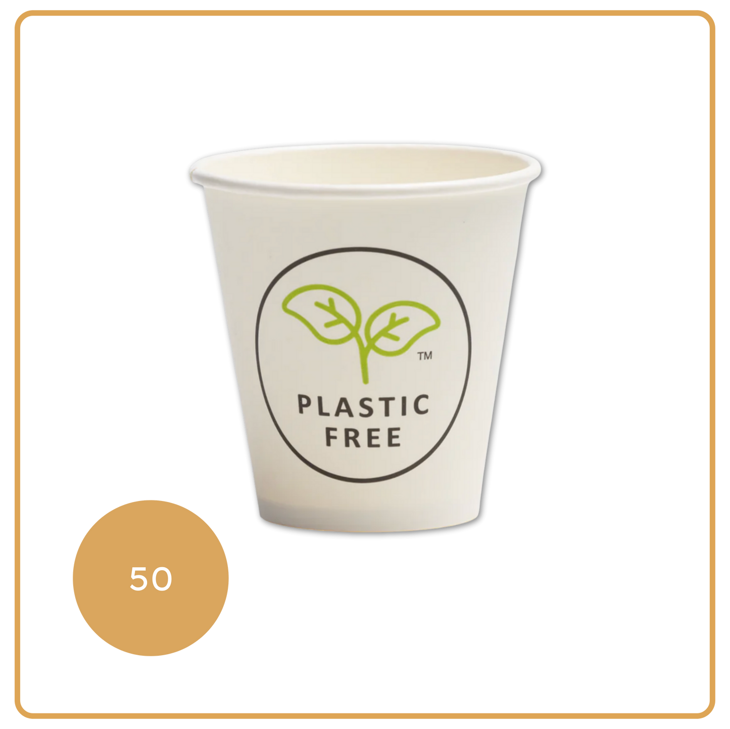 Glopac 8oz Paper Hot Cup (50's)