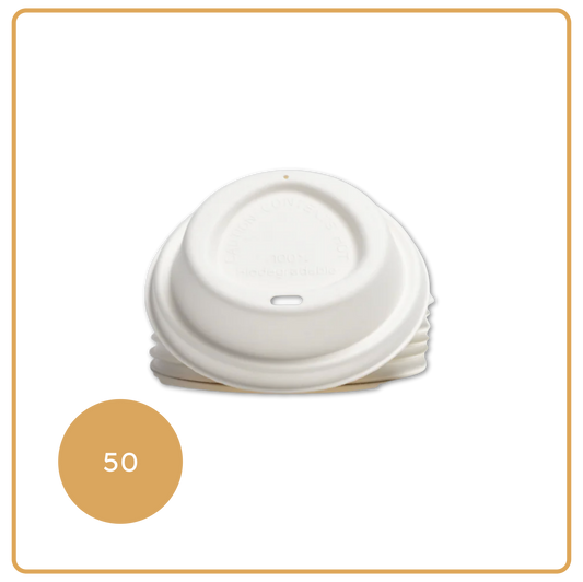 Glopac 80mm Paper Lid (50's)