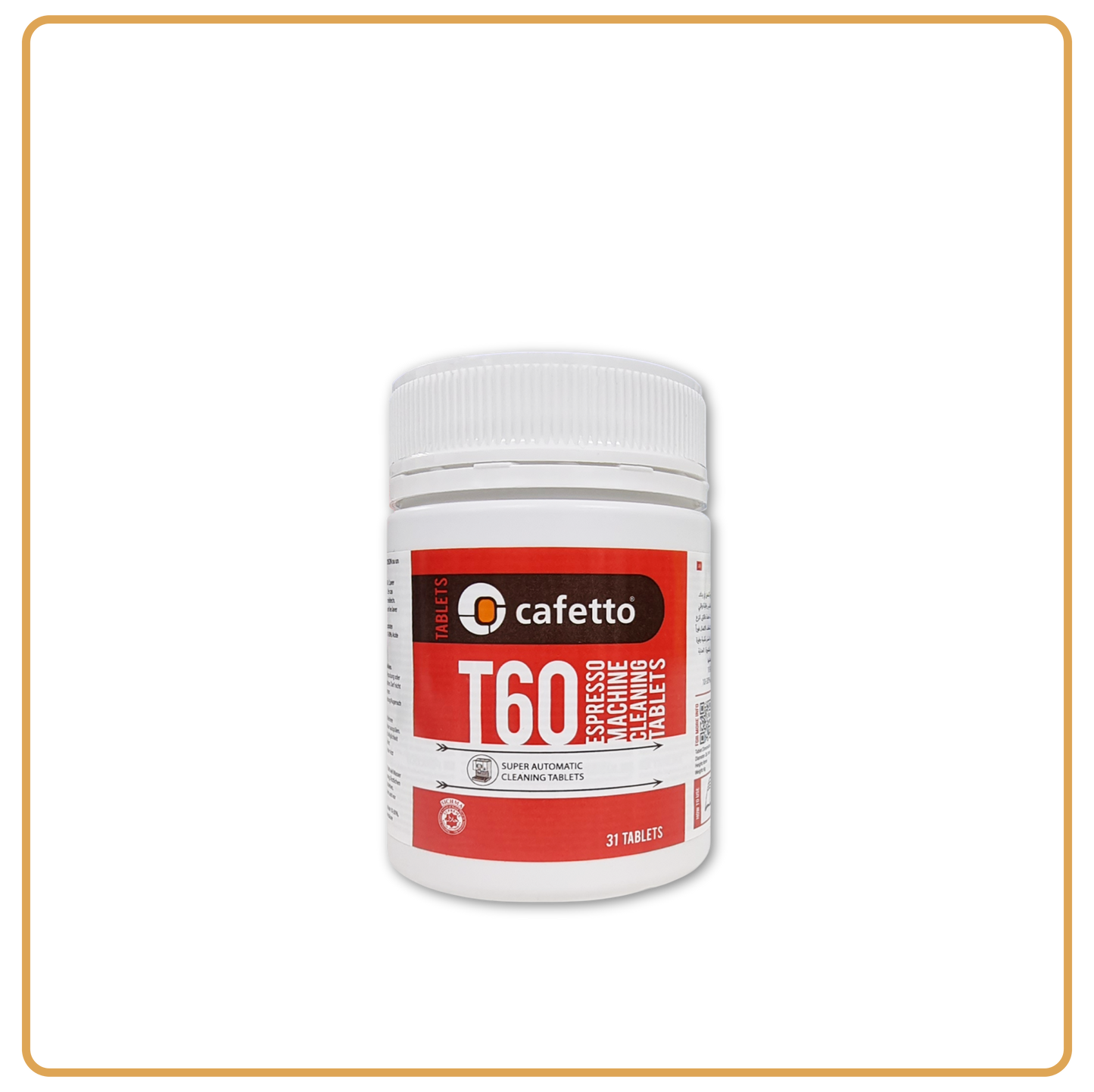 T60 Coffee Cleaning Tablets - 31's
